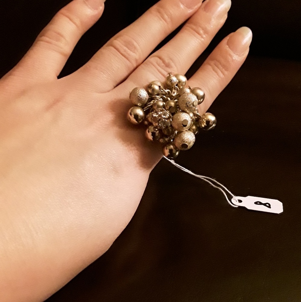 Gold tone ring